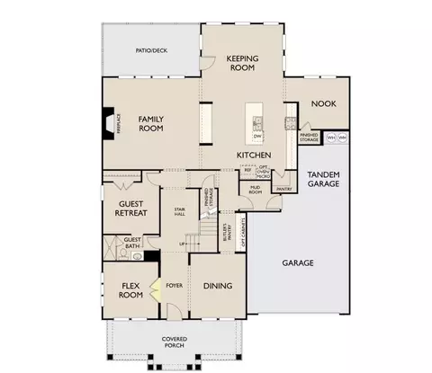 Floorplan - 4444 Hastings Trce, Duluth, GA 30097 photo 1 of 5
