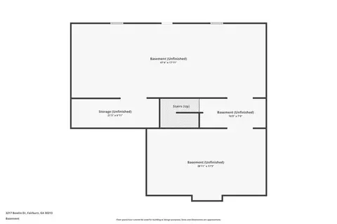 Floorplan - 3217 Bowlin Dr, Fairburn, GA 30213 photo 2 of 3