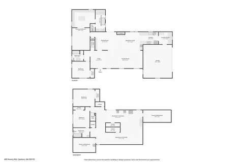 Floorplan - 405 Avery Rd, Canton, GA 30115 photo 4 of 4