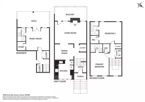 Floorplan - 3696 E Bay St, Duluth, GA 30096 photo 1 of 1