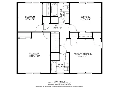 Floorplan - 1890 Gainsborough Dr, Chamblee, GA 30341 photo 3 of 3