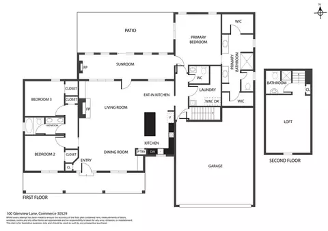 Floorplan - 100 Glenview Ln, Commerce, GA 30529 photo 1 of 1