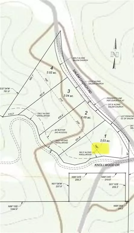 0 Salem Church Road Lot #1, Jasper, GA 30143