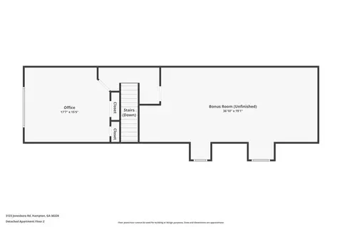 Floorplan - 3123 Jonesboro Rd, Hampton, GA 30228 photo 5 of 5