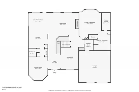 Floorplan - 3123 Canter Way, Duluth, GA 30097 photo 3 of 4
