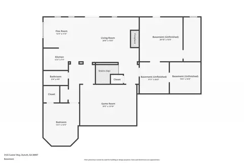 Floorplan - 3123 Canter Way, Duluth, GA 30097 photo 1 of 4