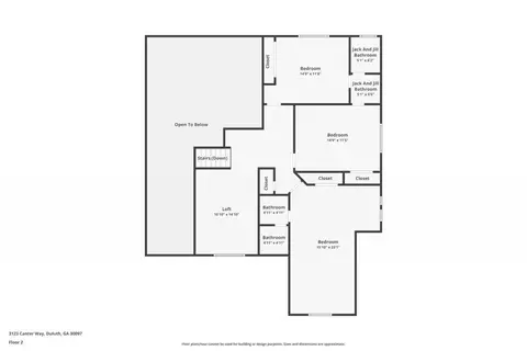 Floorplan - 3123 Canter Way, Duluth, GA 30097 photo 4 of 4