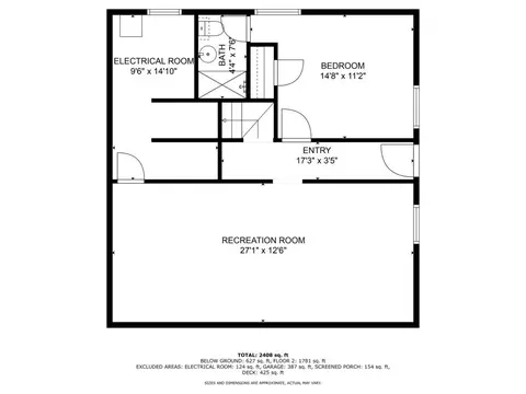 Floorplan - 2947 Dunnington Cir, Chamblee, GA 30341 photo 2 of 3