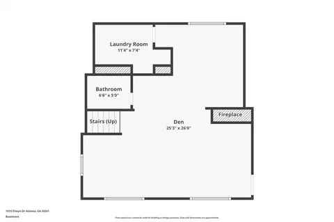 Floorplan - 1974 Ellwyn Dr, Chamblee, GA 30341 photo 4 of 4