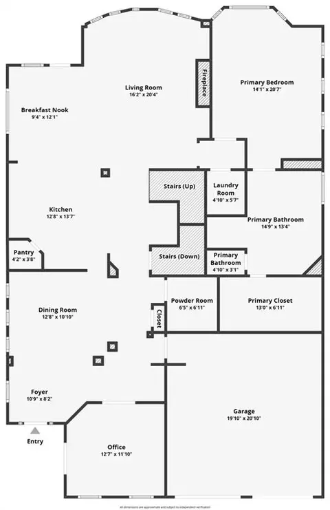 Floorplan - 3260 Compass Way, Milton, GA 30004 photo 1 of 3