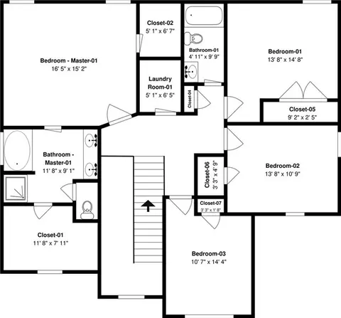 Floorplan - 4950 Summersun Dr, Morrow, GA 30260 photo 2 of 3