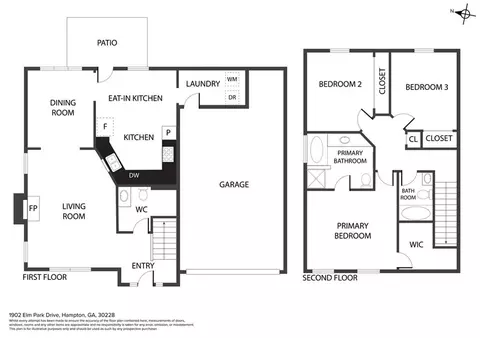 Floorplan - 1902 Elm Park Dr, Hampton, GA 30228 photo 1 of 1