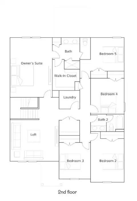 Floorplan - 1213 Arnhem Dr, Hampton, GA 30228 photo 2 of 2