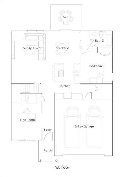 Floorplan - 1213 Arnhem Dr, Hampton, GA 30228 photo 1 of 2