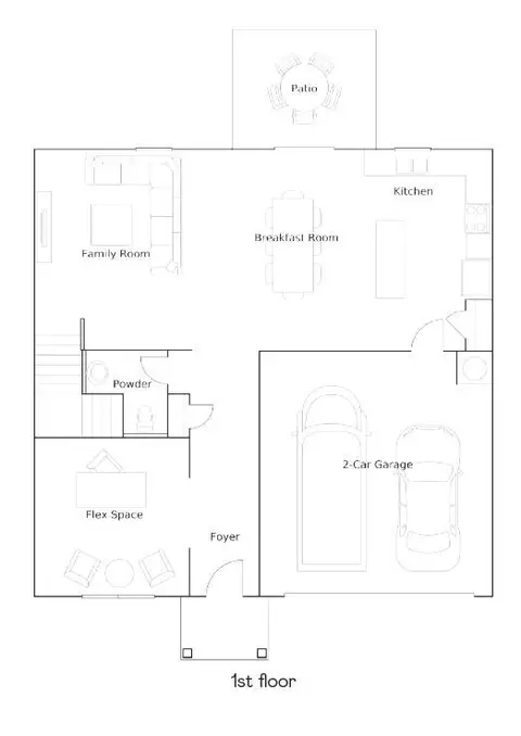 Floorplan - 1220 Arnhem Dr, Hampton, GA 30228 photo 1 of 2