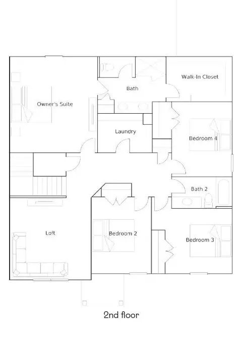 Floorplan - 1220 Arnhem Dr, Hampton, GA 30228 photo 2 of 2