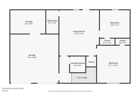 Floorplan - 10670 Day Lily Dr, Hampton, GA 30228 photo 2 of 2