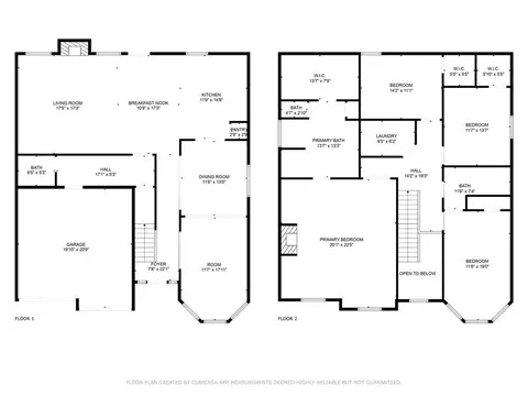 Floorplan - 406 Dunaway Ct, Grayson, GA 30017 photo 1 of 3