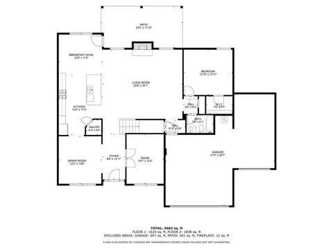 Floorplan - 2529 Tomoka Dr, Bethlehem, GA 30620 photo 1 of 6