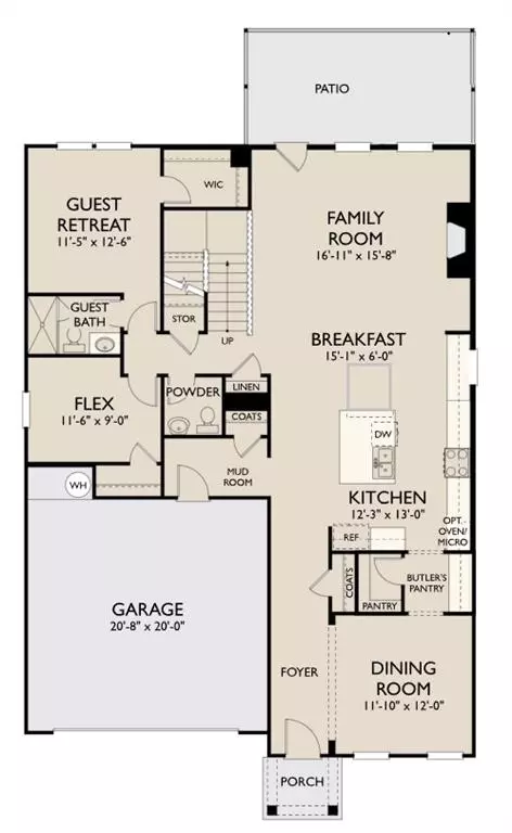 Floorplan - 4391 Encore Blvd, Duluth, GA 30097 photo 1 of 2