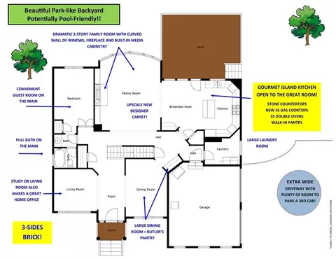 Floorplan - 227 Cedarhurst Dr, Canton, GA 30115 photo 1 of 3