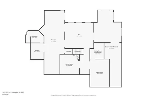 Floorplan - 112 E Fork Ln, Pendergrass, GA 30567 photo 4 of 4
