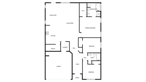 Floorplan - 6100 Semaphore Rdg, Rex, GA 30273 photo 1 of 1
