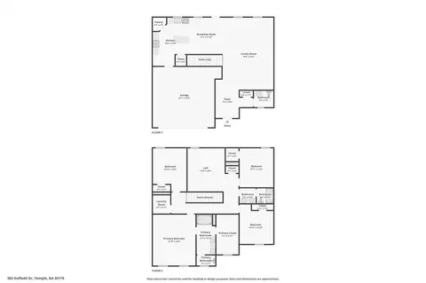 Floorplan - 382 Daffodil Dr, Temple, GA 30179 photo 3 of 3