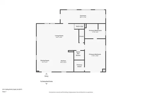Floorplan - 521 E Valley Rd NE, Rydal, GA 30171 photo 3 of 3