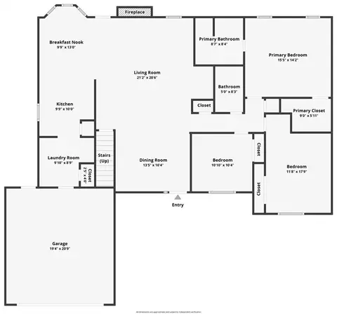 Floorplan - 182 Regency Dr, Bethlehem, GA 30620 photo 2 of 2