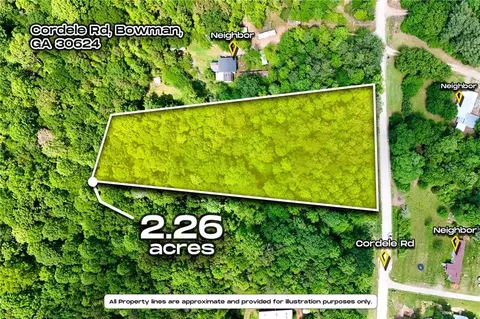 0 Cordell Rd, Bowman, GA 30624