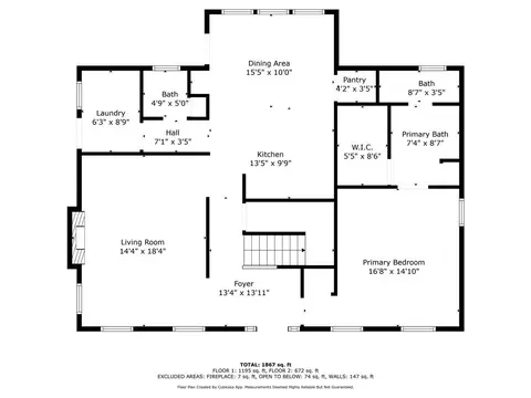 Floorplan - 491 Hyde Rd, Jasper, GA 30143 photo 1 of 3