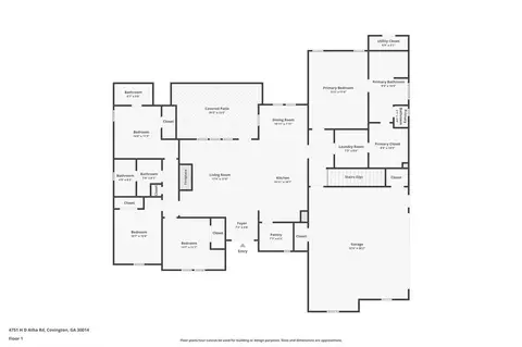 Floorplan - 4751 H D Atha Rd, Covington, GA 30014 photo 2 of 3