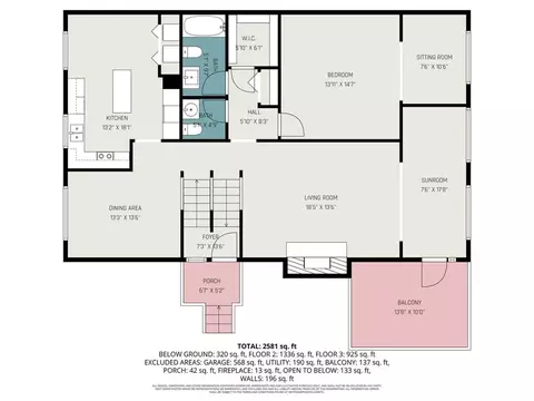 Floorplan - 4204 Dyouville Trce, Chamblee, GA 30341 photo 1 of 3