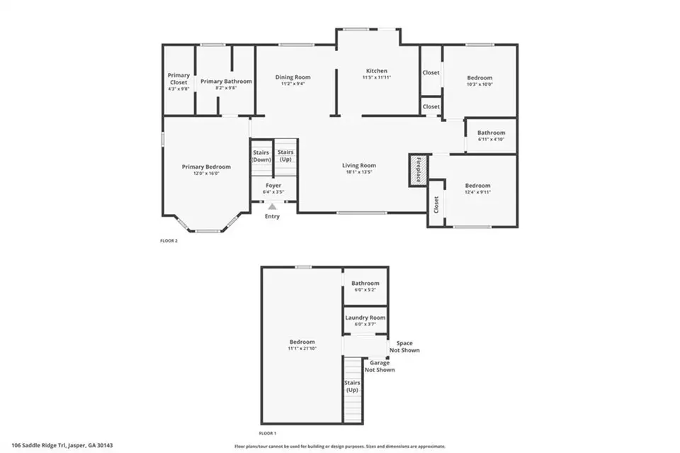 Floorplan - 106 Saddle Ridge Trl, Jasper, GA 30143 photo 3 of 3