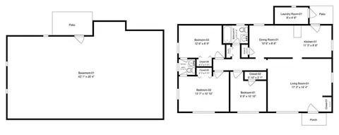 Floorplan - 552 Shellnut Dr, Forest Park, GA 30297 photo 1 of 1
