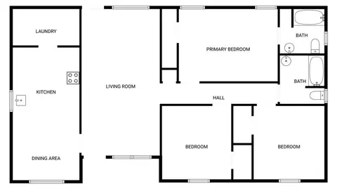 Floorplan - 175 Chatham Dr, Athens, GA 30607 photo 1 of 1