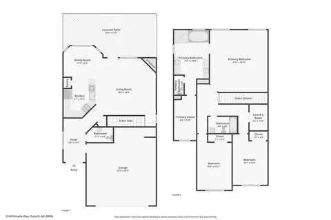 Floorplan - 5143 Micaela Way, Duluth, GA 30096 photo 1 of 1