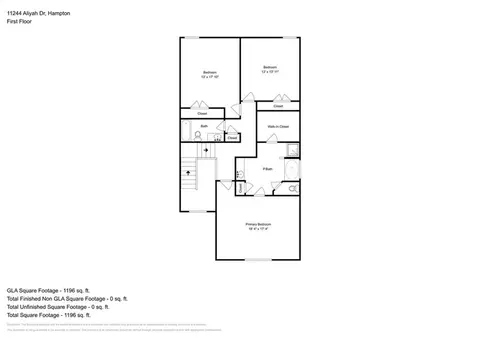 Floorplan - 11244 Aliyah Dr, Hampton, GA 30228 photo 2 of 2