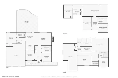 Floorplan - 7720 Paces Ln, Gainesville, GA 30506 photo 3 of 5