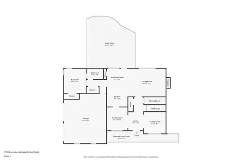 Floorplan - 7720 Paces Ln, Gainesville, GA 30506 photo 4 of 5
