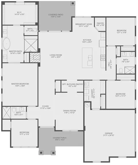 Floorplan - 0 N Fork Dr, Pendergrass, GA 30567 photo 1 of 1