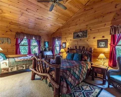 Bedroom - 881 Fox Mountain Rd, Cherry Log, GA 30522 photo 8 of 11