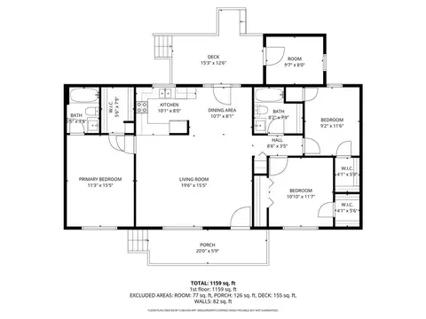 Floorplan - 147 Laurel Mill Trl, Jasper, GA 30143 photo 1 of 1