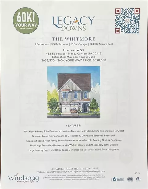 432 Edgewater Chase, Canton, GA 30115