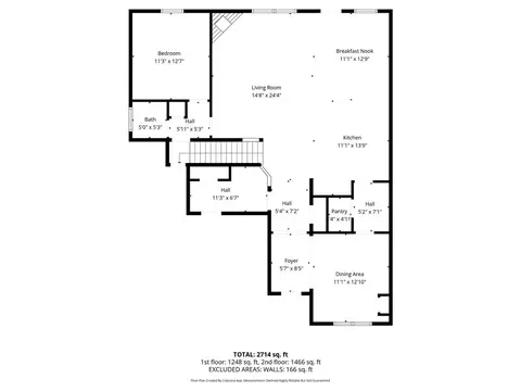Floorplan - 416 Timberleaf Rd, Canton, GA 30115 photo 3 of 8