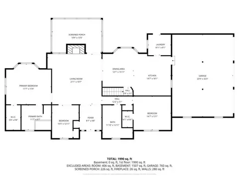 Floorplan - 111 Bear Creek Trl, Hampton, GA 30228 photo 2 of 3