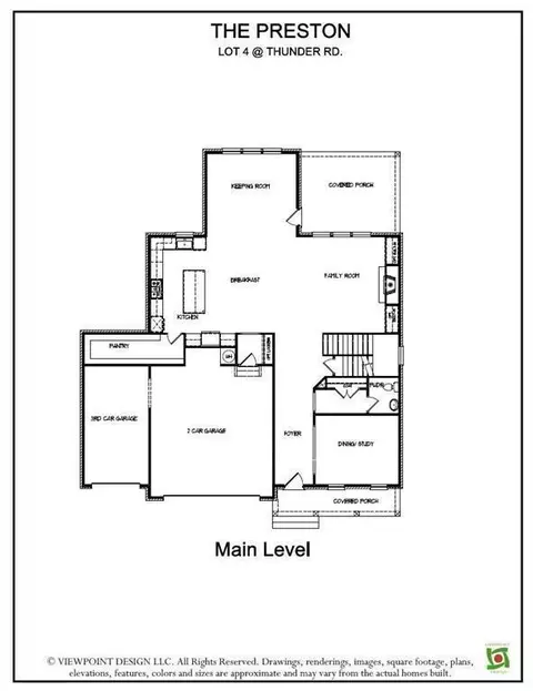 Floorplan - 452 Thunder Rd, Buford, GA 30518 photo 1 of 3