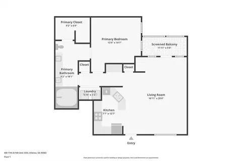 400 17th St NW #1233, Atlanta, GA 30363