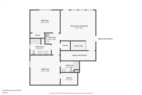 Floorplan - 20 Mission Path, Jasper, GA 30143 photo 1 of 3